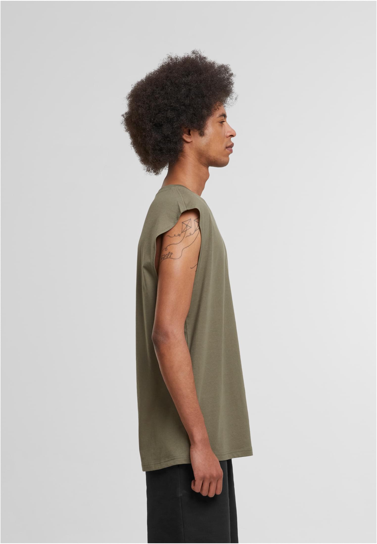 Sleeveless Tee olive | olive