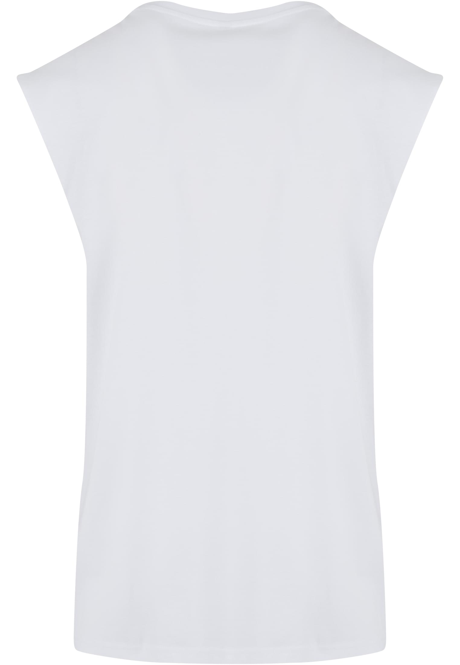 Sleeveless Tee white | white