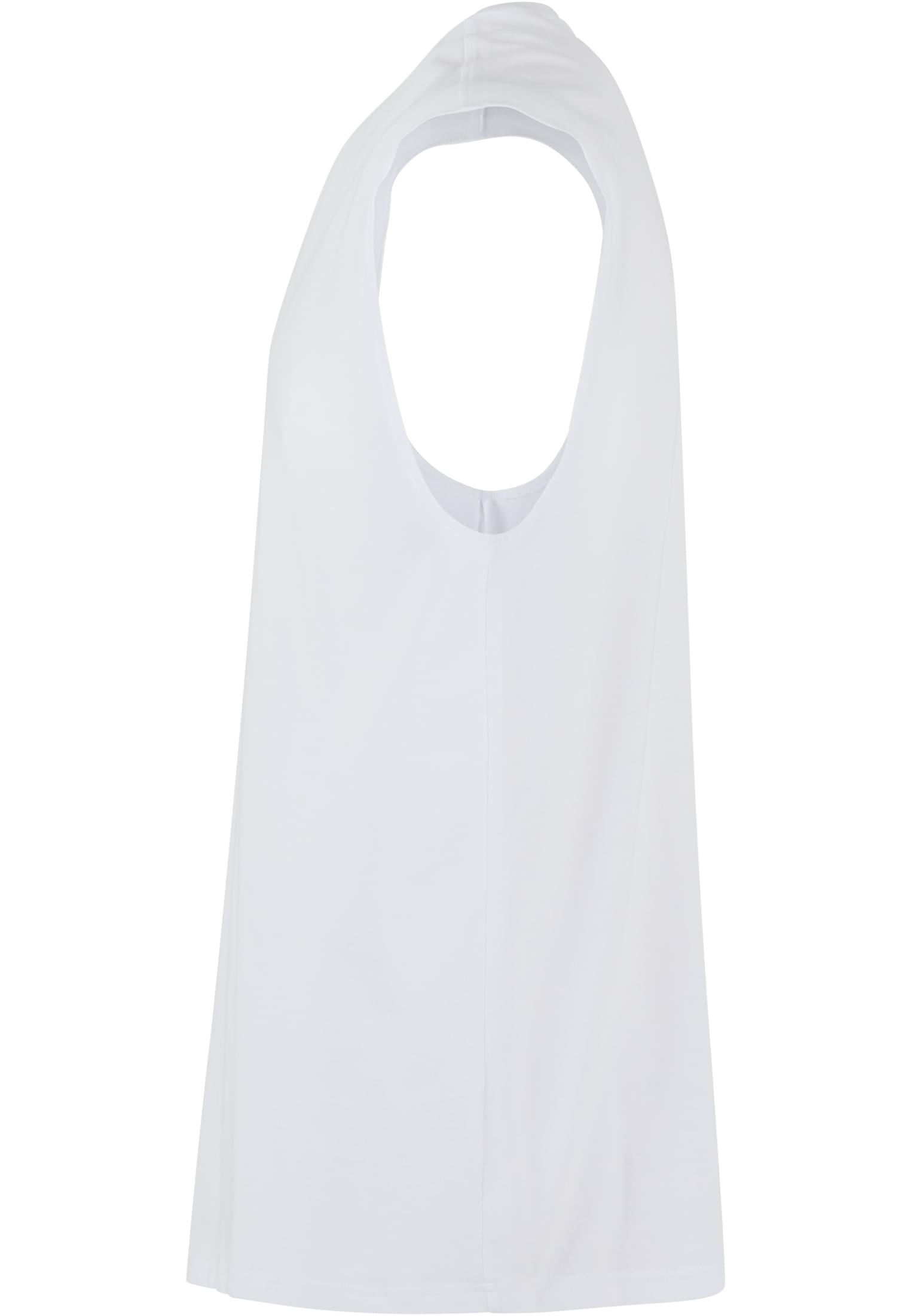 Sleeveless Tee white | white