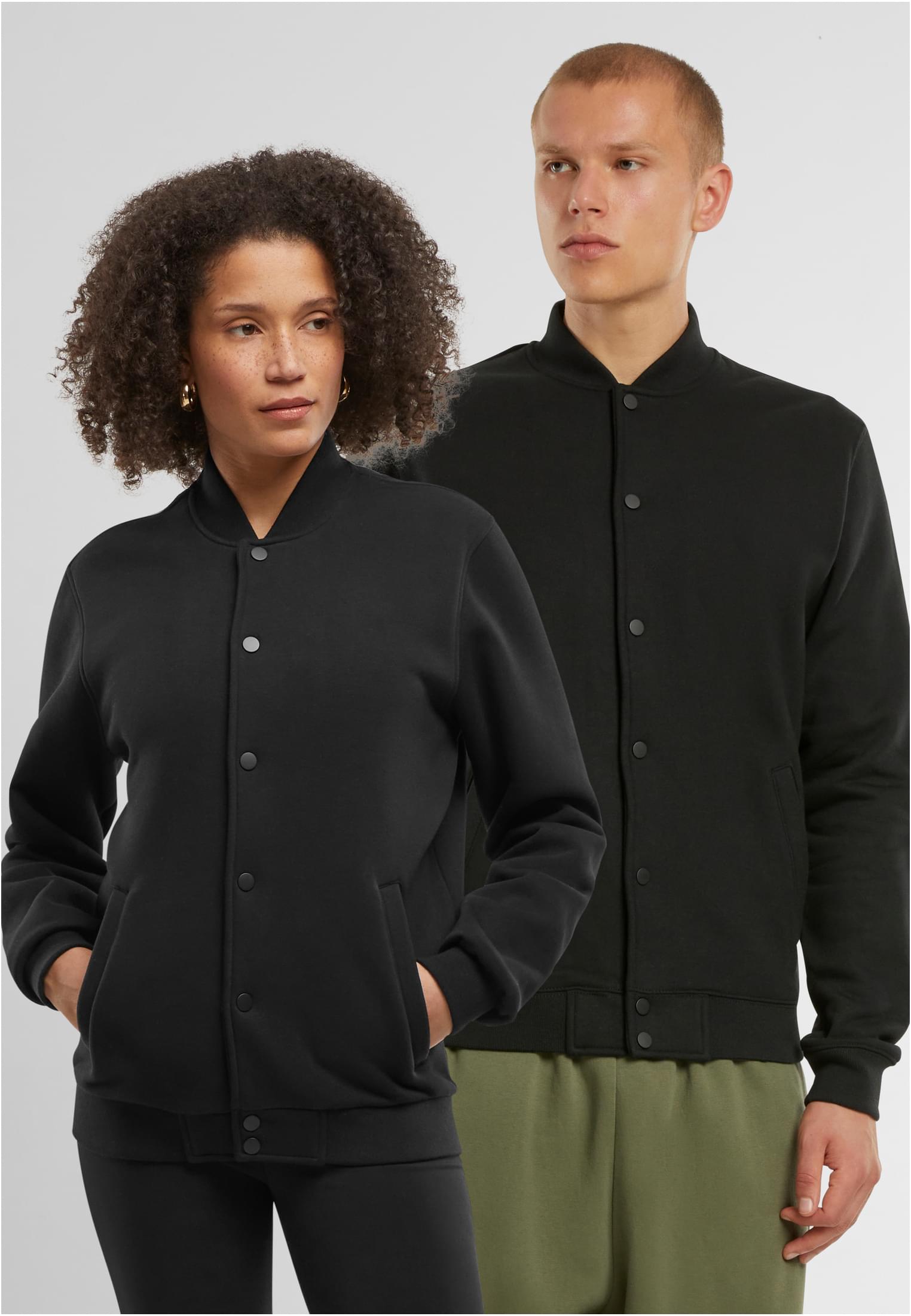 College Jacket black | black