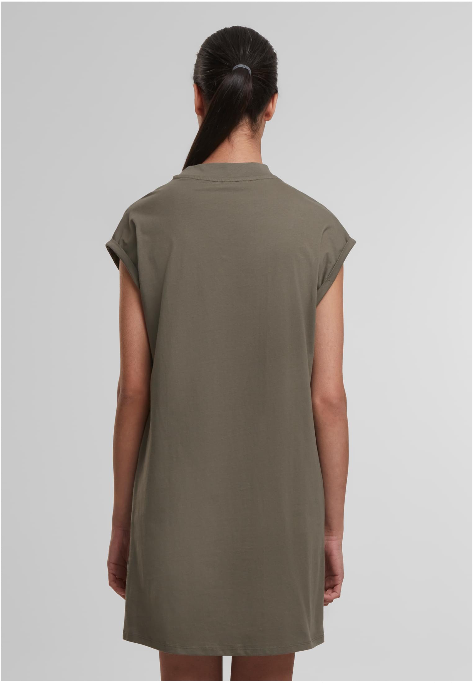 Ladies Extended Shoulder Dress olive | olive