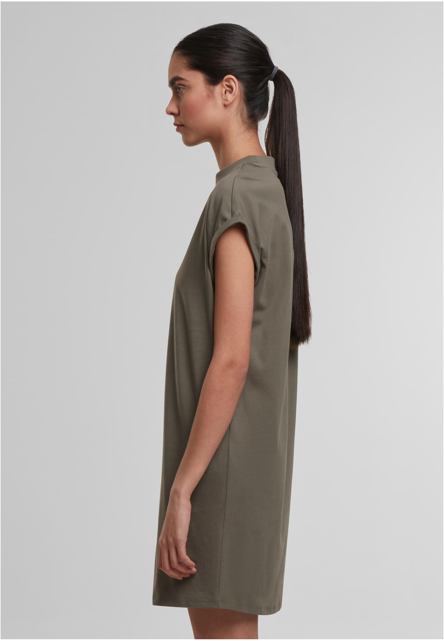 Ladies Extended Shoulder Dress olive | olive