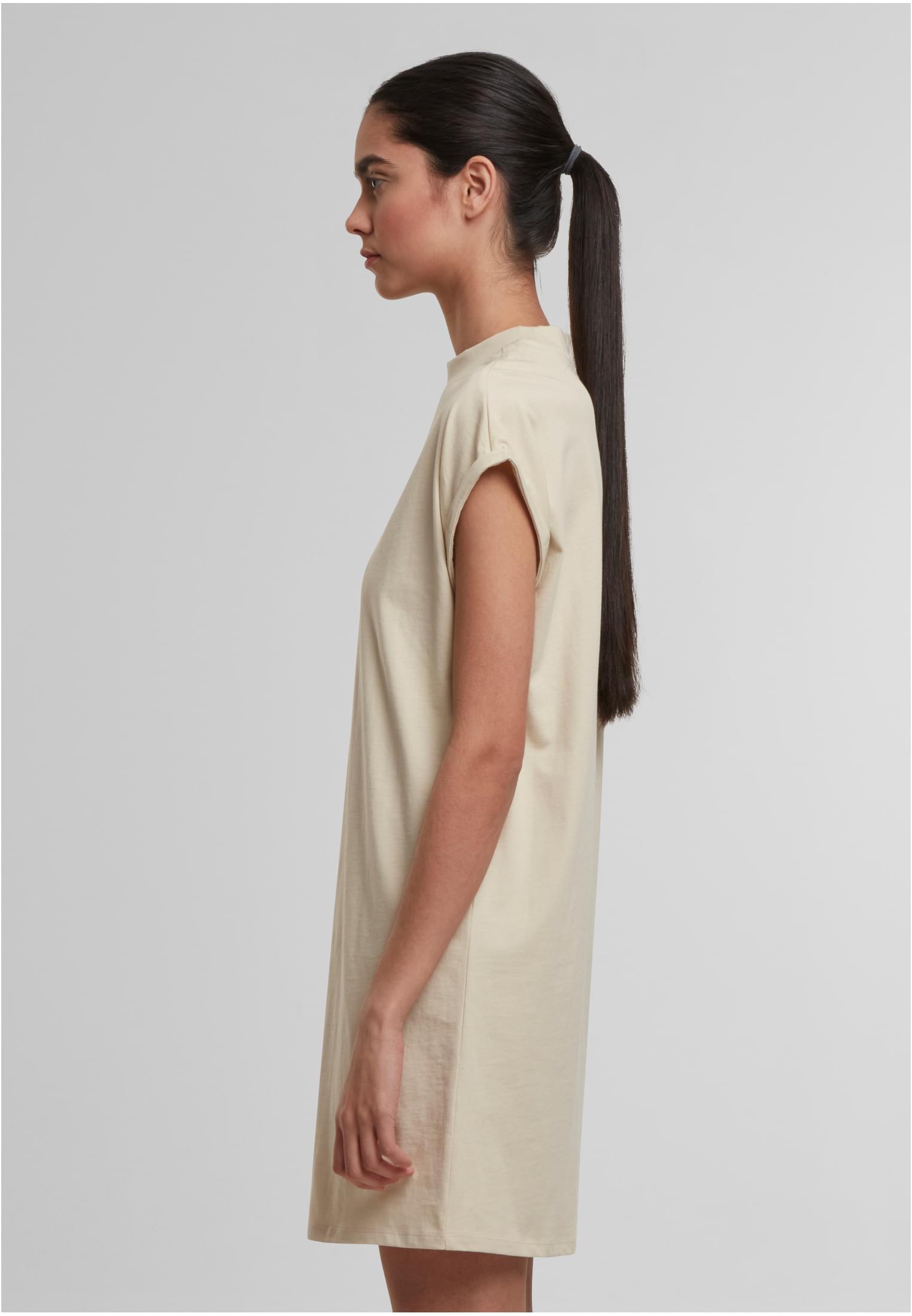 Ladies Extended Shoulder Dress sand | sand