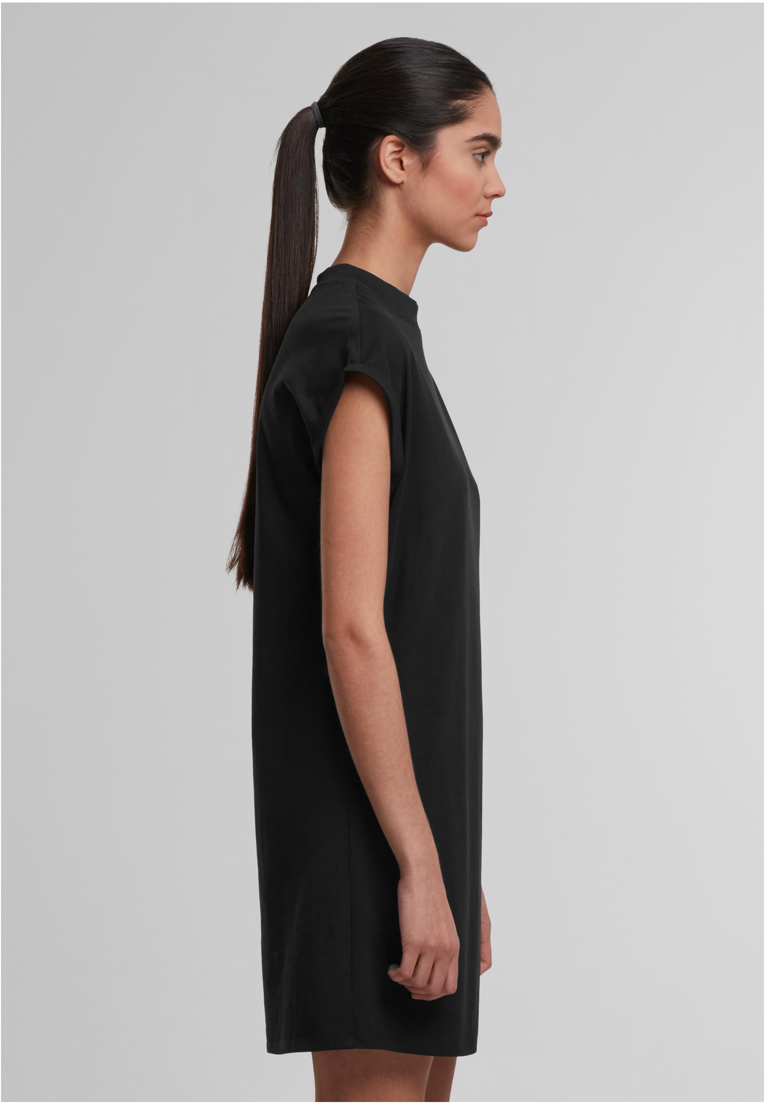 Ladies Extended Shoulder Dress black | black