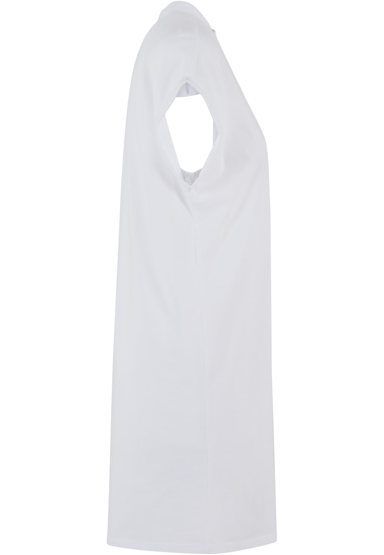 Ladies Extended Shoulder Dress white | white
