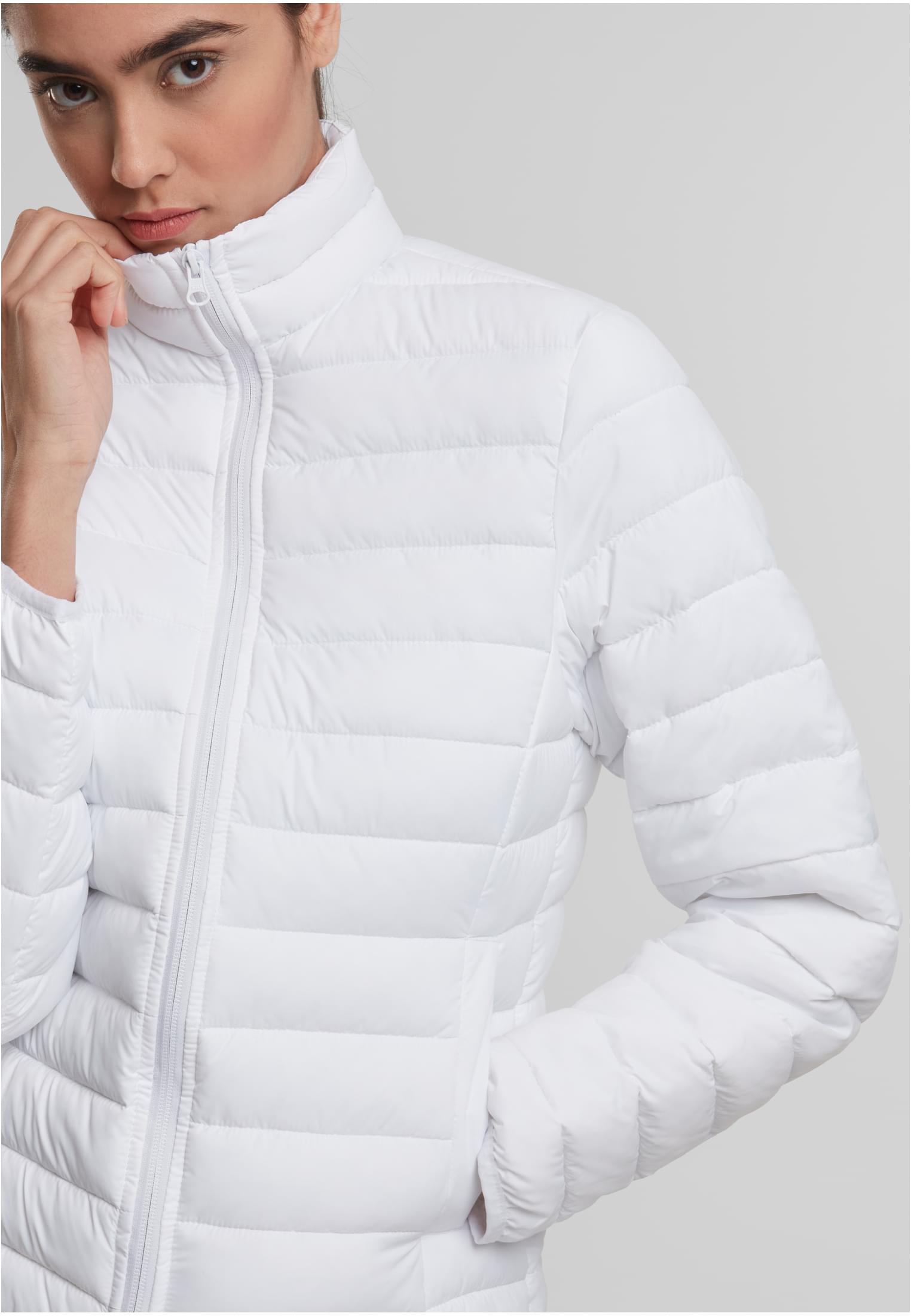 Ladies Light Puffer Jacket white | white