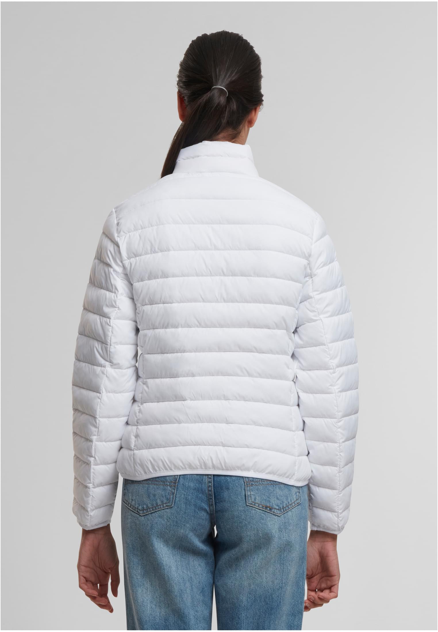 Ladies Light Puffer Jacket white | white