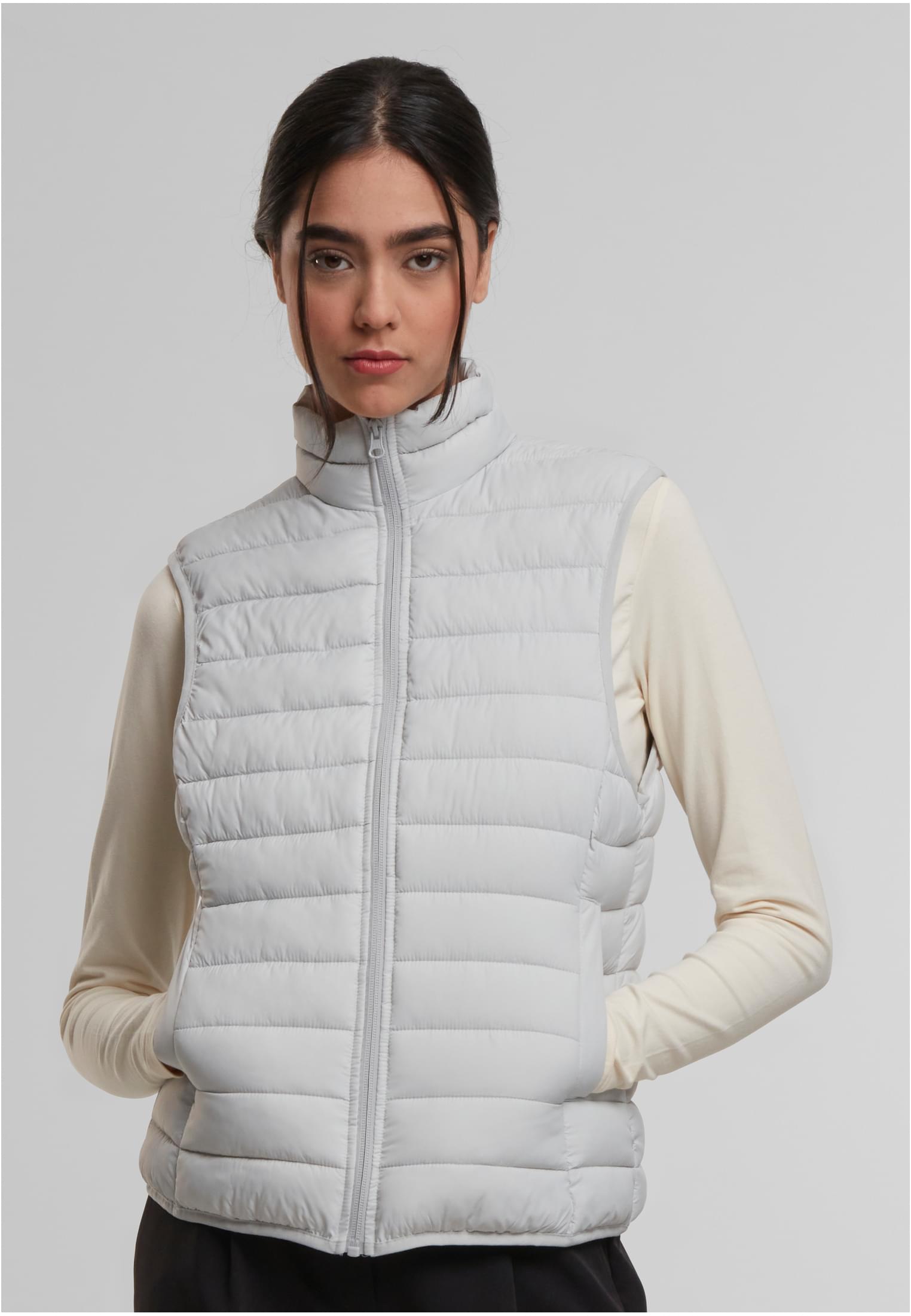 Ladies Light Puffer Vest lightasphalt | lightasphalt