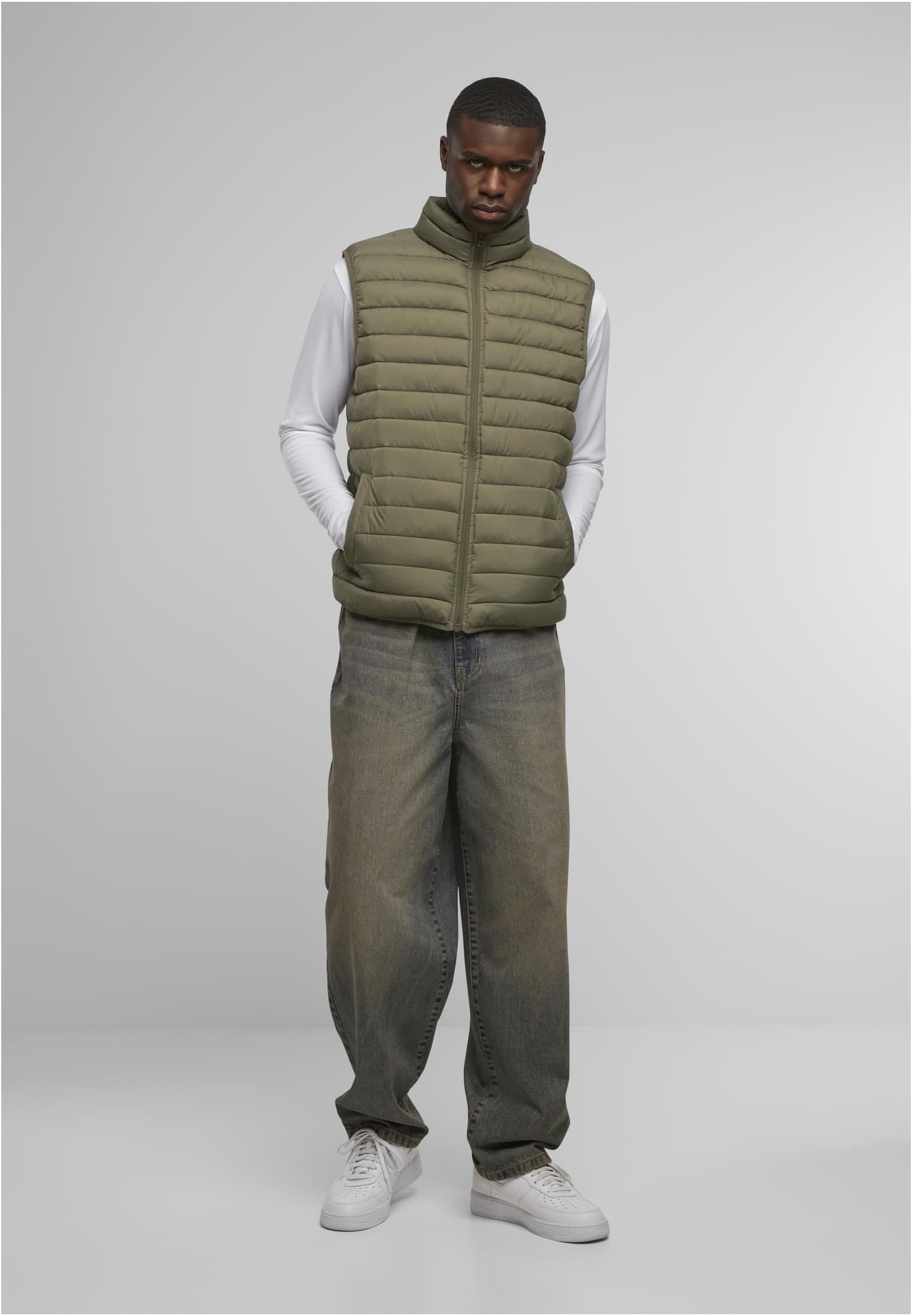 Light Puffer Vest olive | olive
