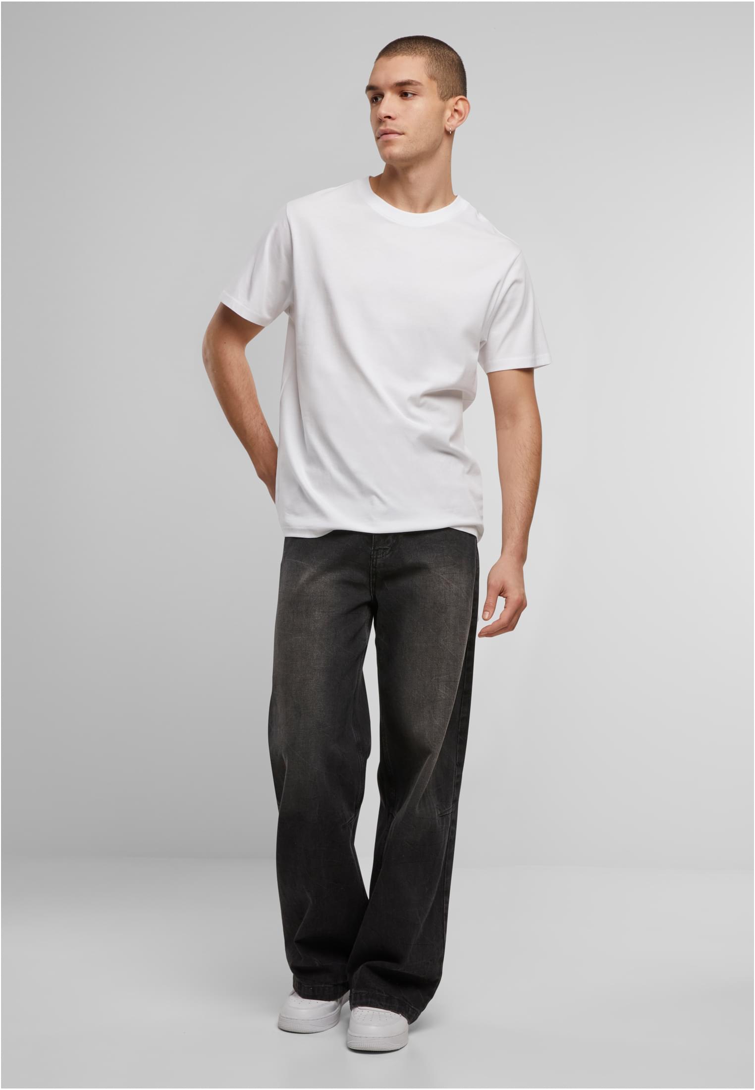 Basic Regular Fit Tee white | white