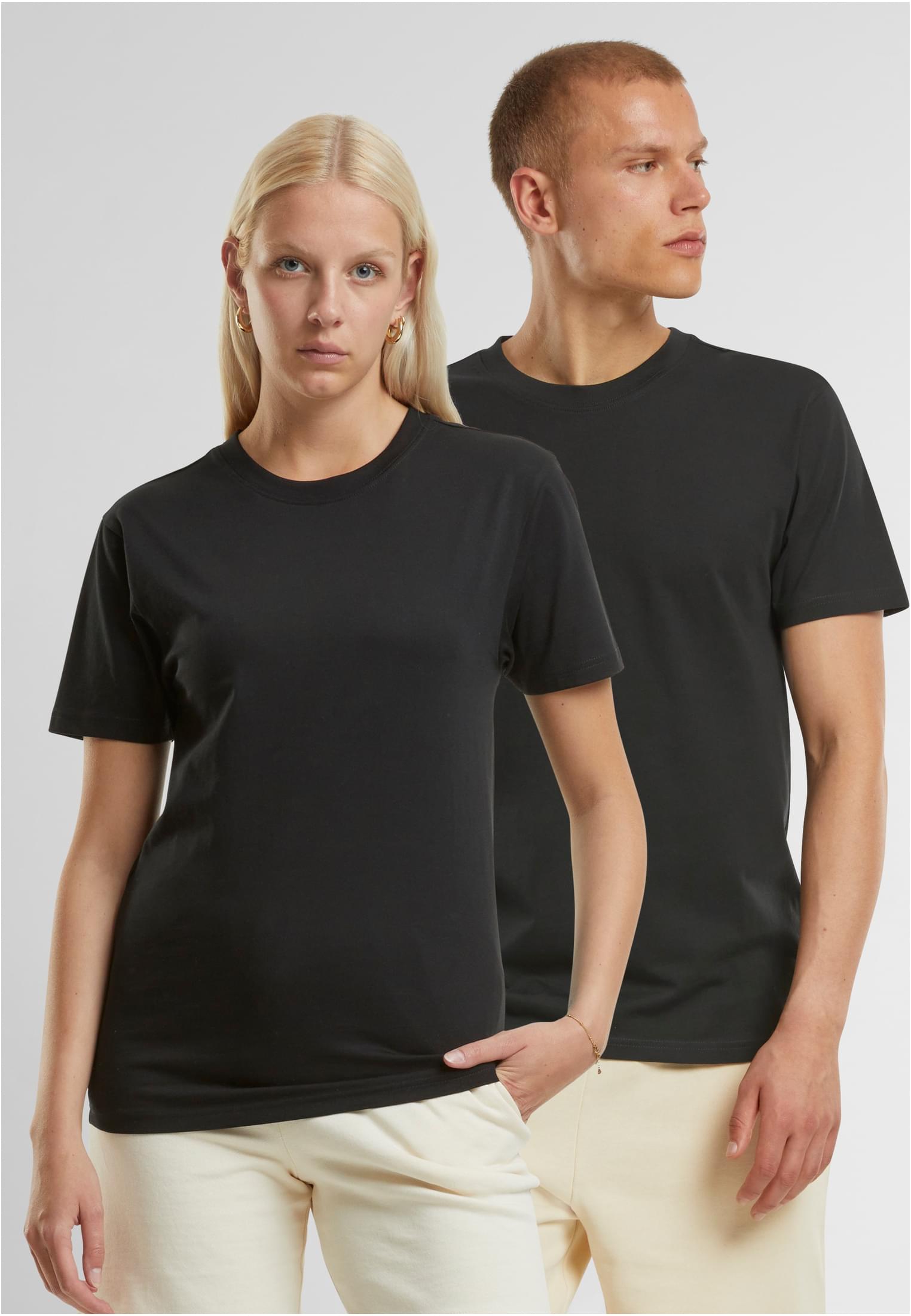 Basic Regular Fit Tee black | black