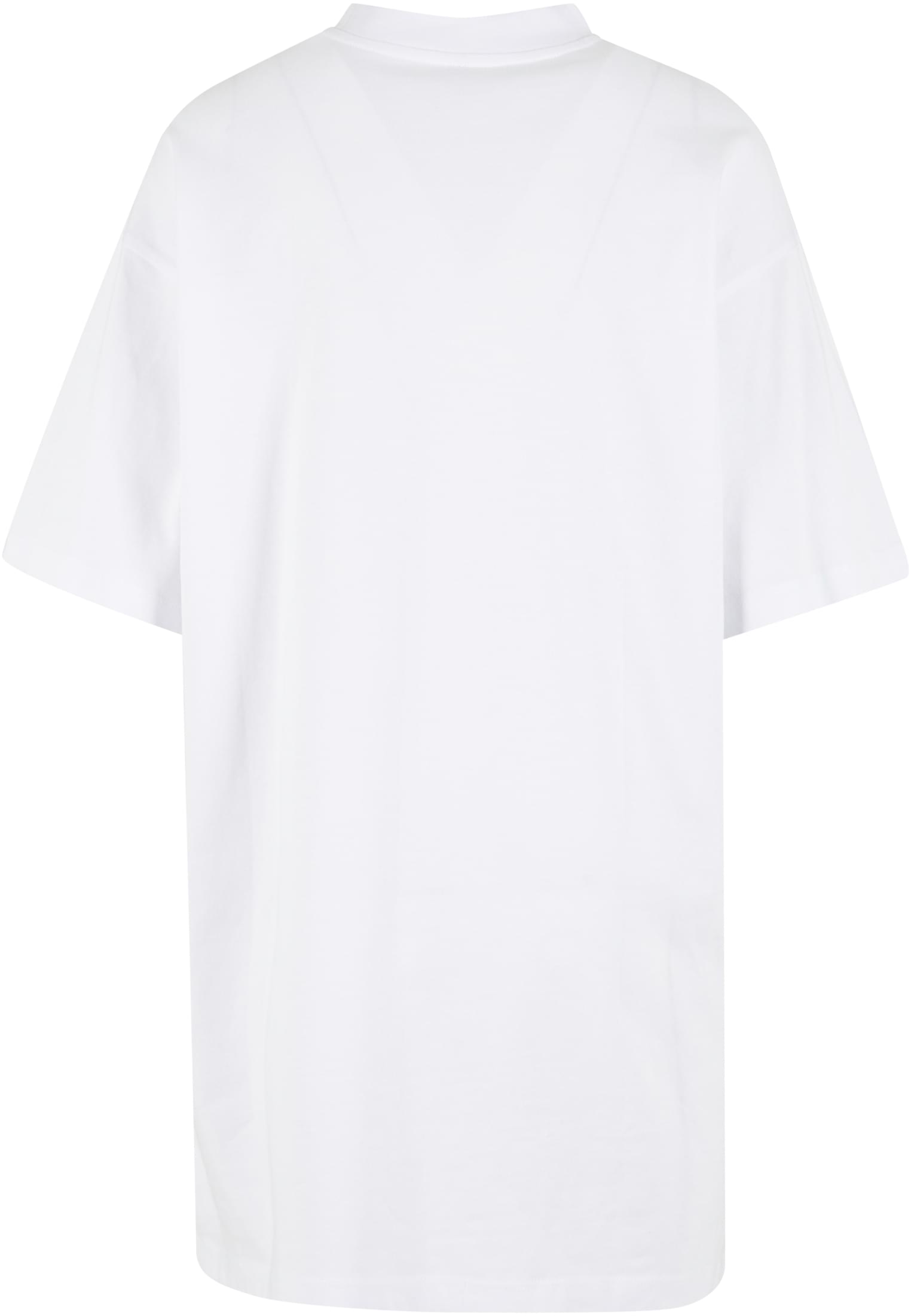 Ladies Heavy Oversized Tee Dress white | white