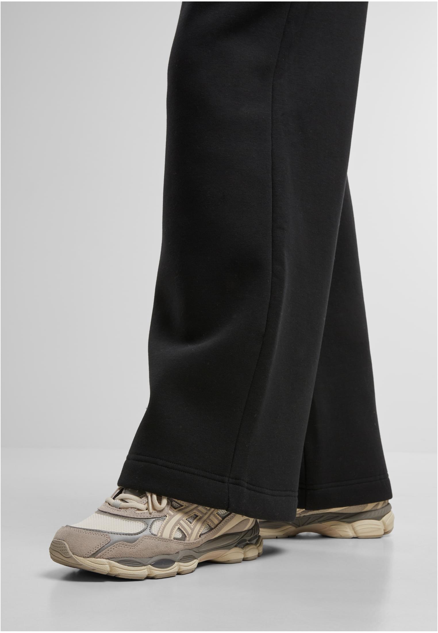 Ladies Wideleg Sweatpants black | black