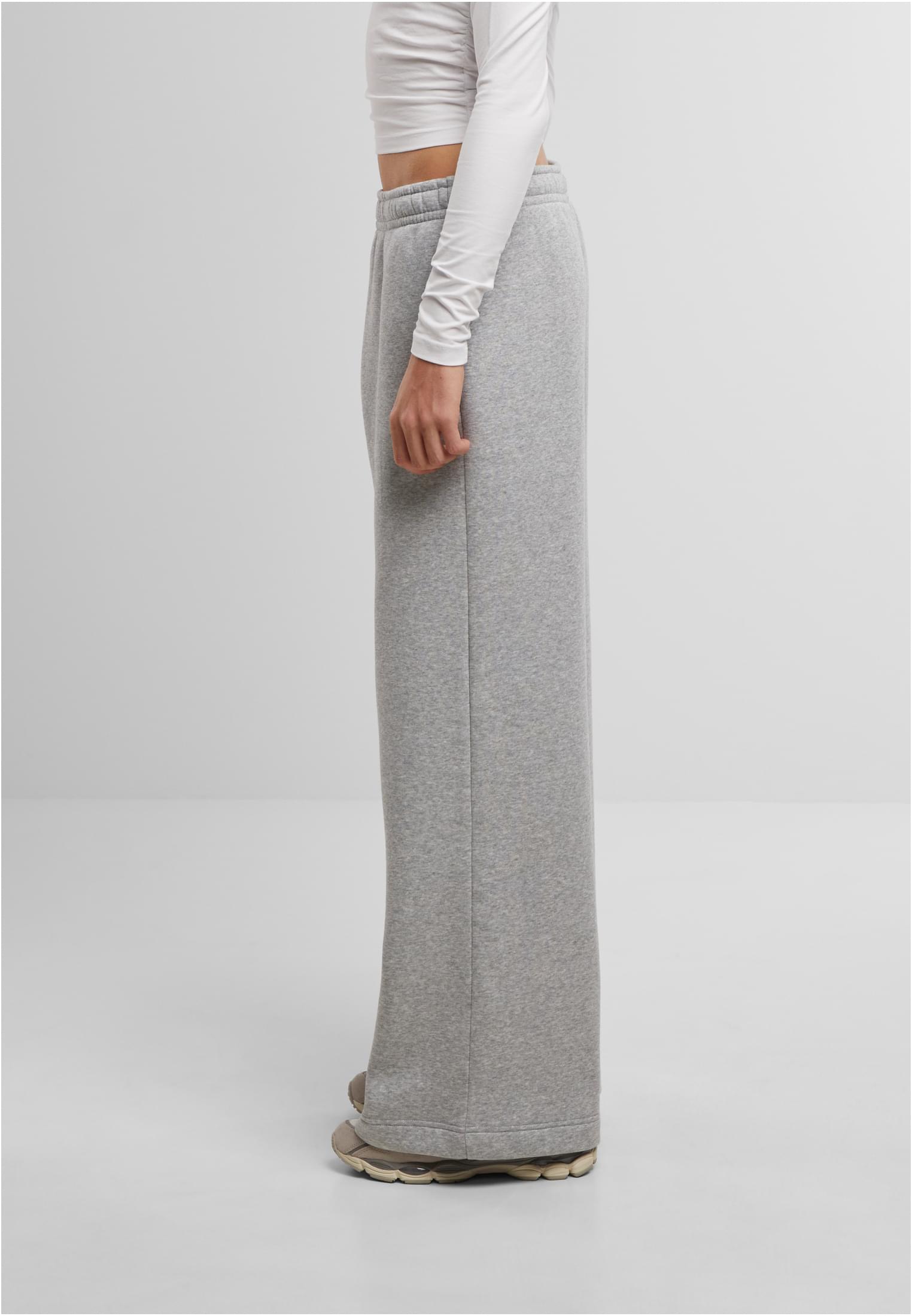 Ladies Wideleg Sweatpants heathergrey | heathergrey