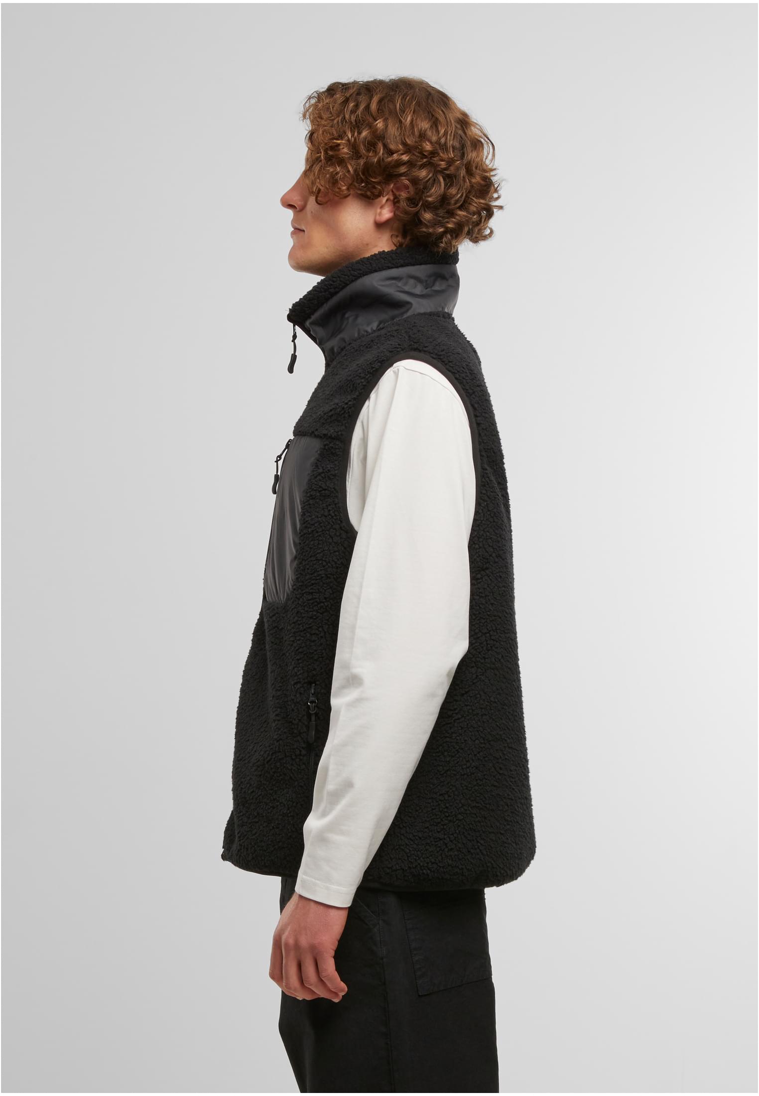 Bonded Sherpa Vest black | black