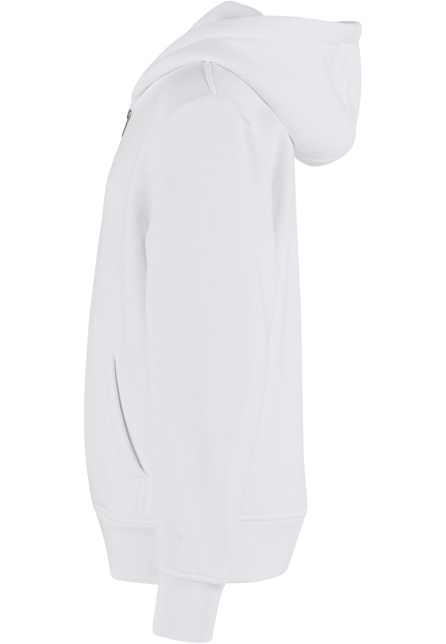Kids Oversized Zip Hoody white | white